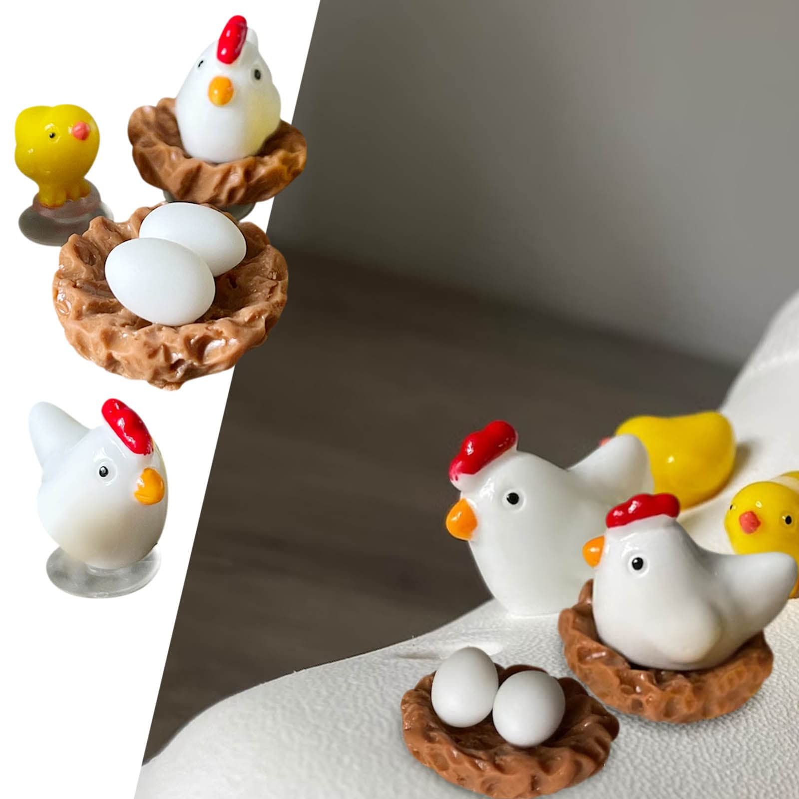 8 PCS Cute 3D Chicken Hole DIY Matching Shoe Decoration, Decorations for crocs, Creative Manual Shoe Accessories Trend โ image 4