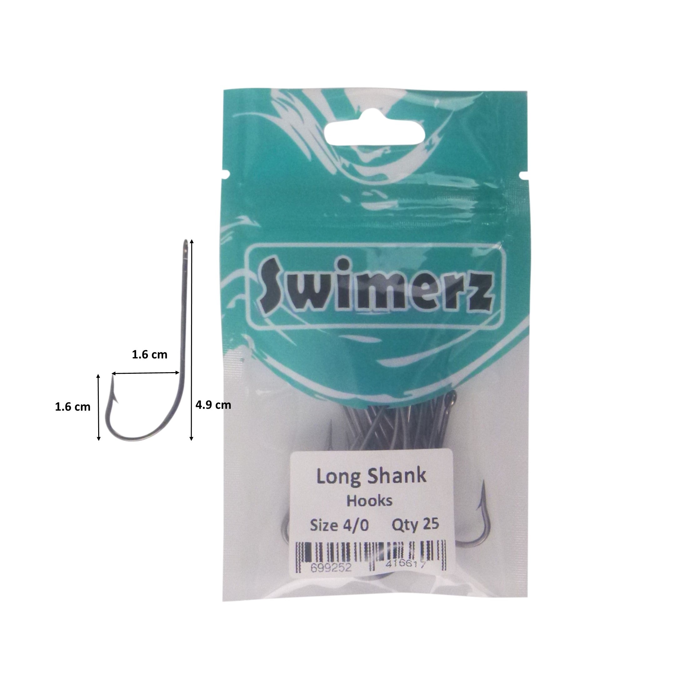 Swimerz 4/0 Long Shank Worm Hook 25 Pack — image 3