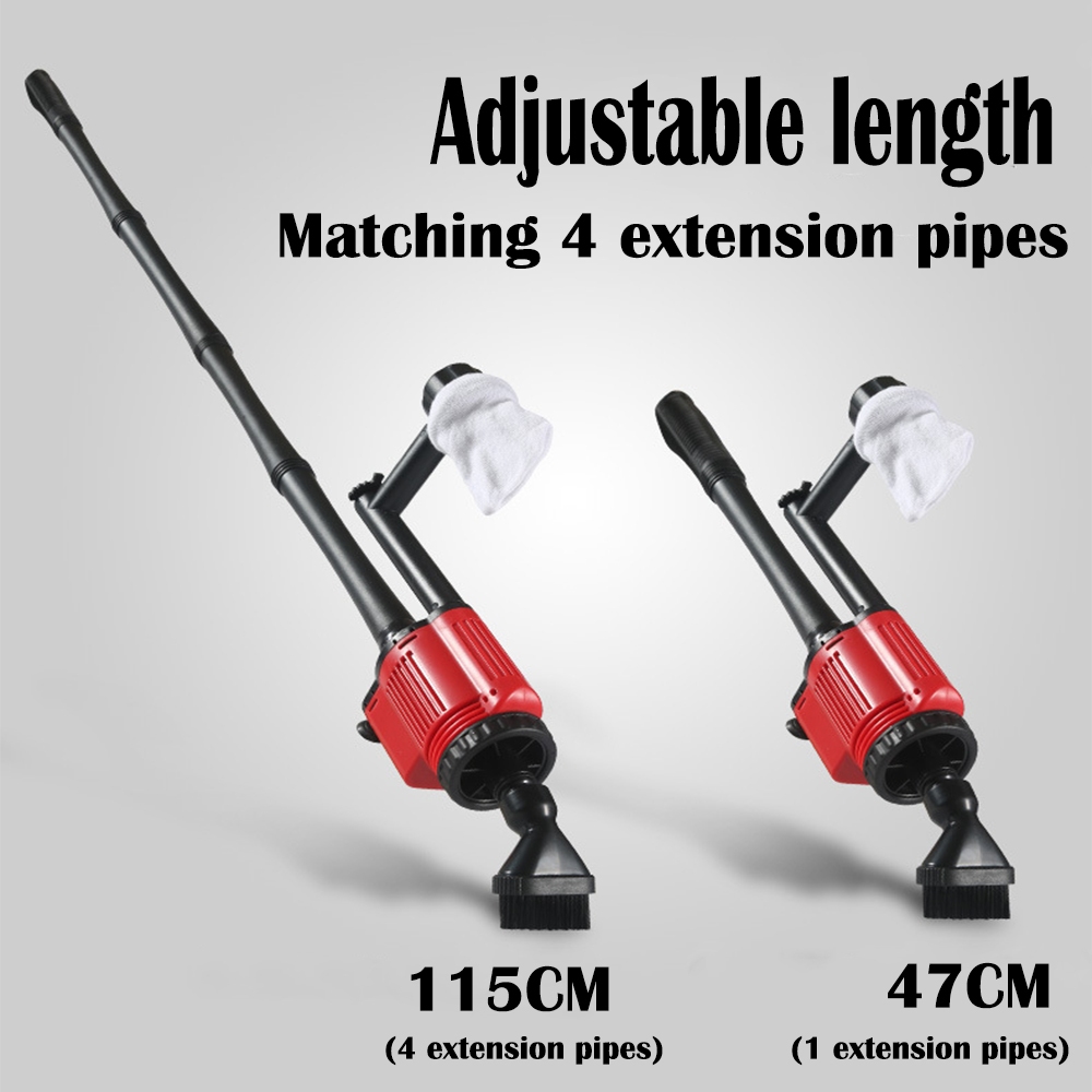 Aquarium Electric Siphon Pump Vacuum Cleaner Fish Tank Clean Water Change Gravel โ image 4