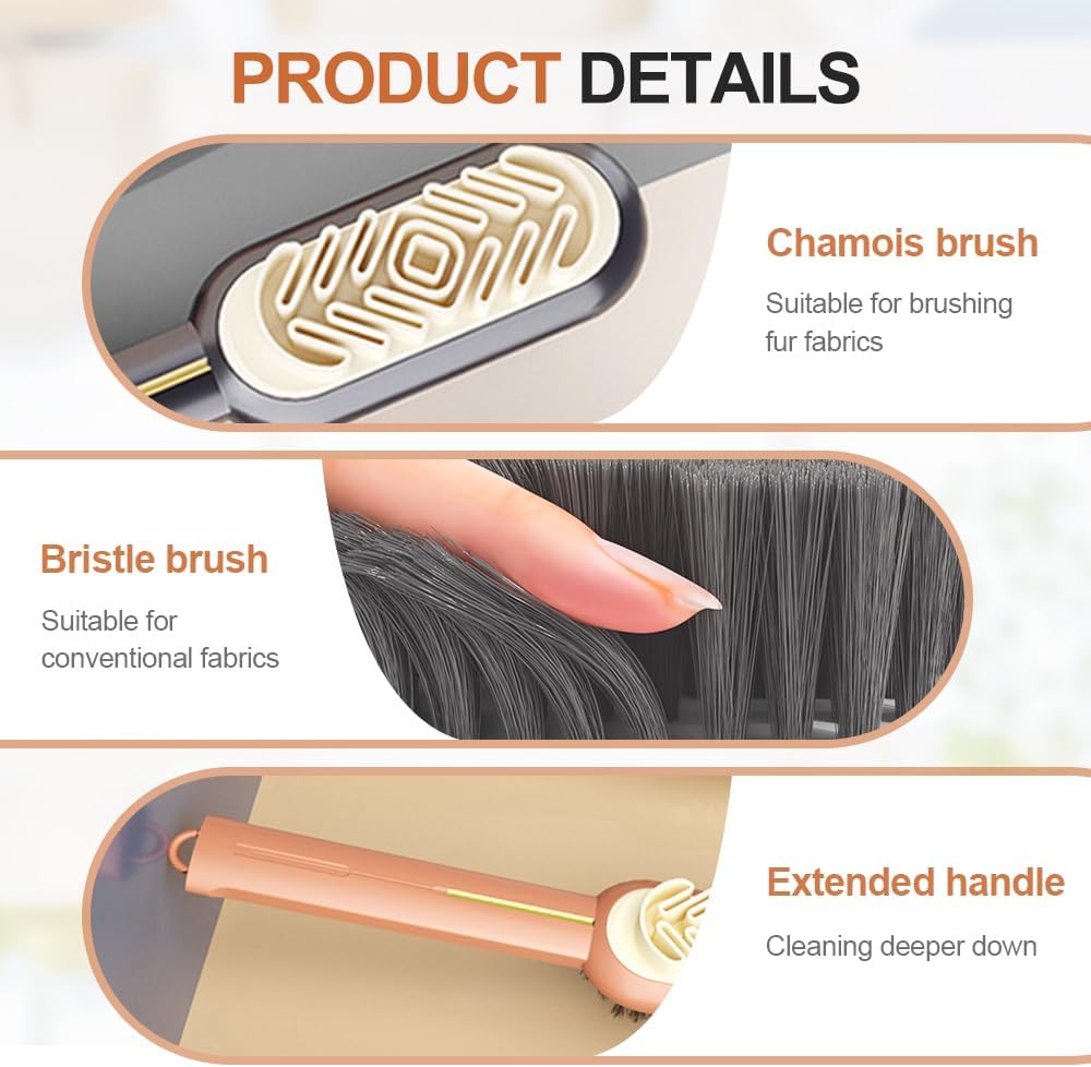 2 in 1 Scrub Suede Shoe Brush, Rubber Polish Eraser with Soft Bristle Brush for Suede Cleaner and Nubuck Brush (Black) — image 4