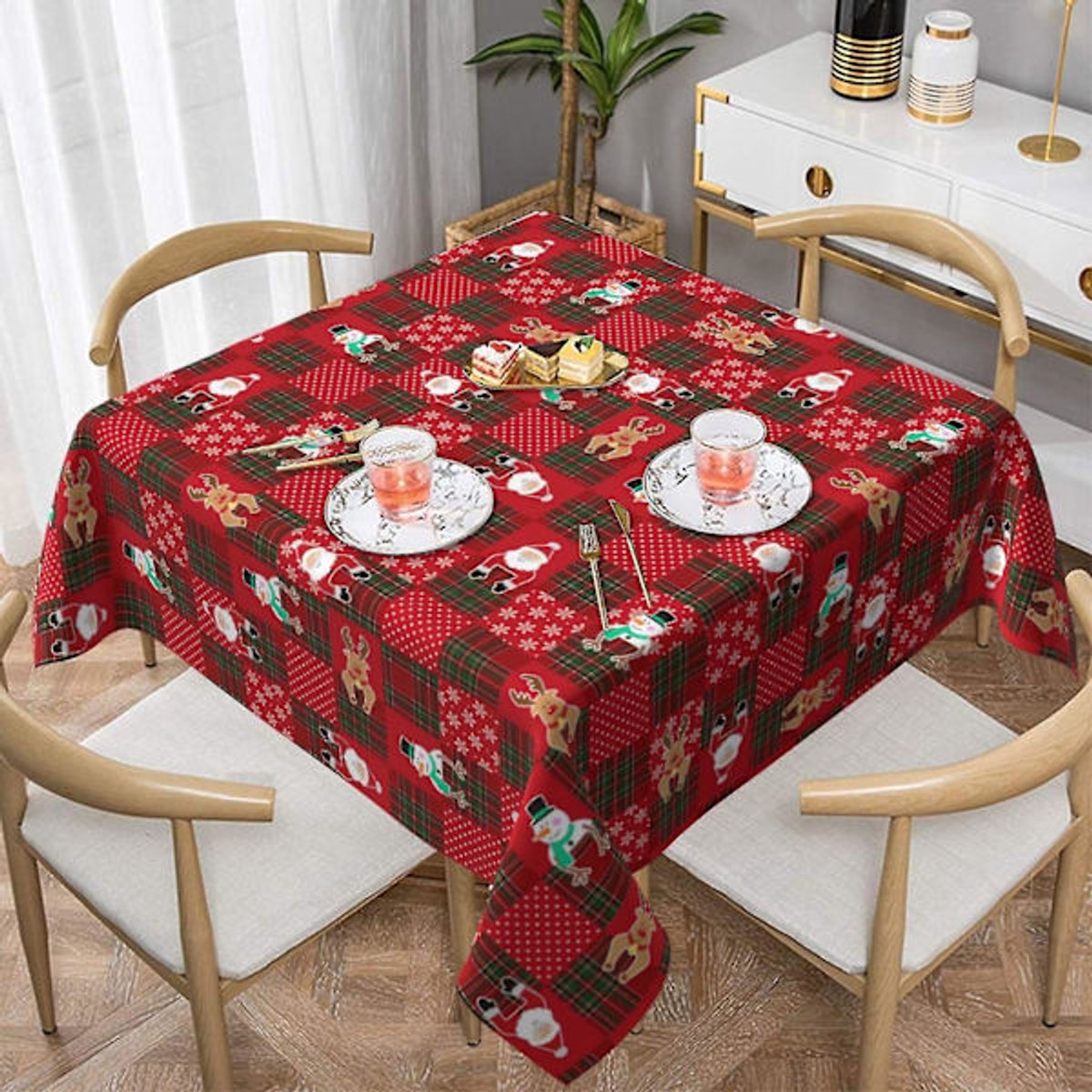 Tablecloth - Square - Round - 60x60 inches - Dining Room - Garden — image 4