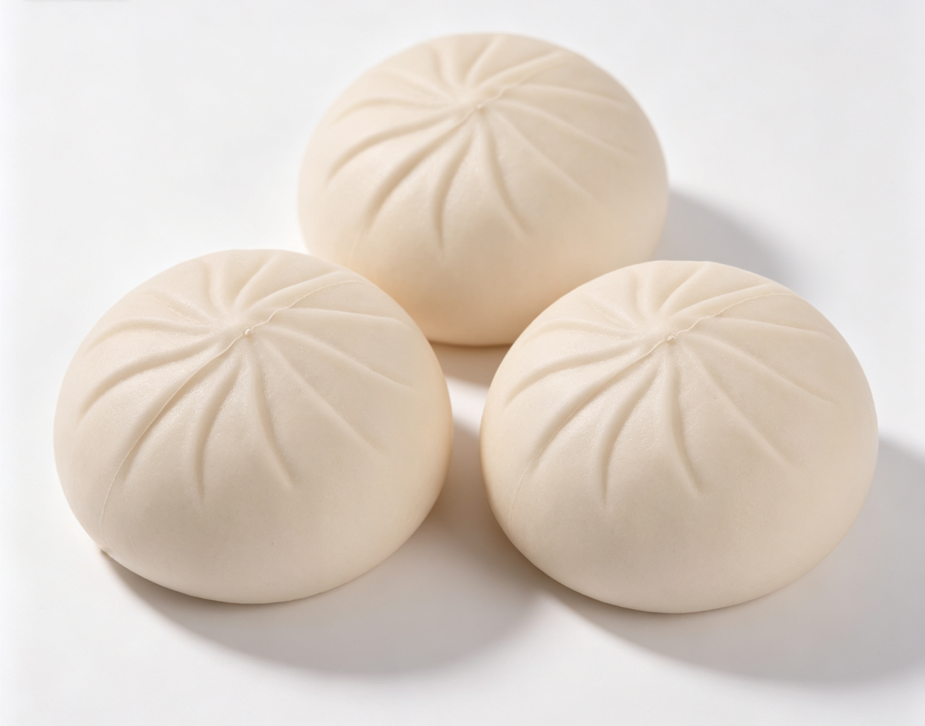 Squeeze Stress Relief Toy 3-Pack - White Bun Shape Slow Rebound Squishy Toy for Anxiety Relief - Soft PU Foam Decompression Toy (3-Pack)
