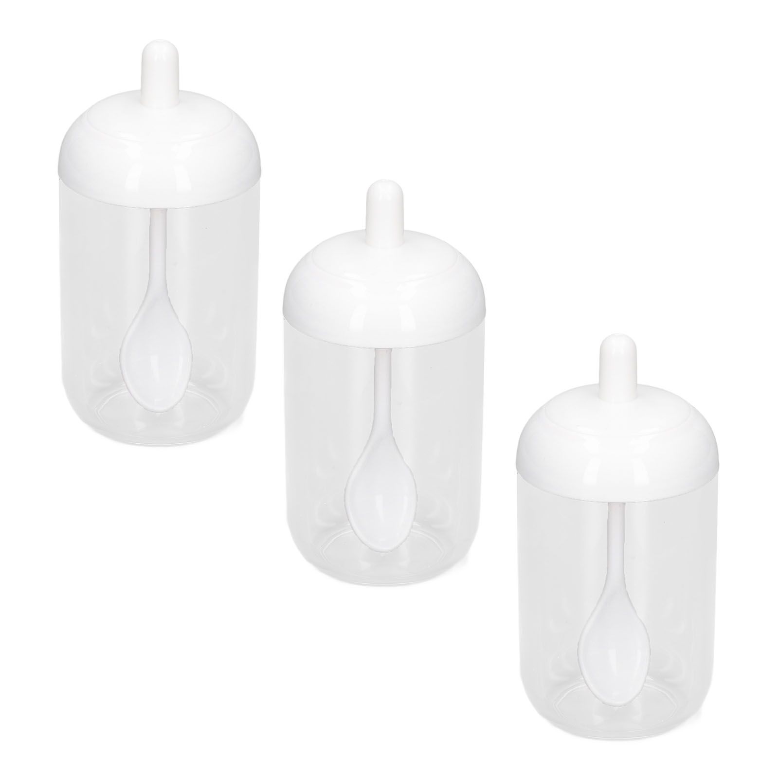 3PCS Seasoning Box with Spoon Transparent Spice Bottle Sealed Spice Container for Kitchen โ image 6