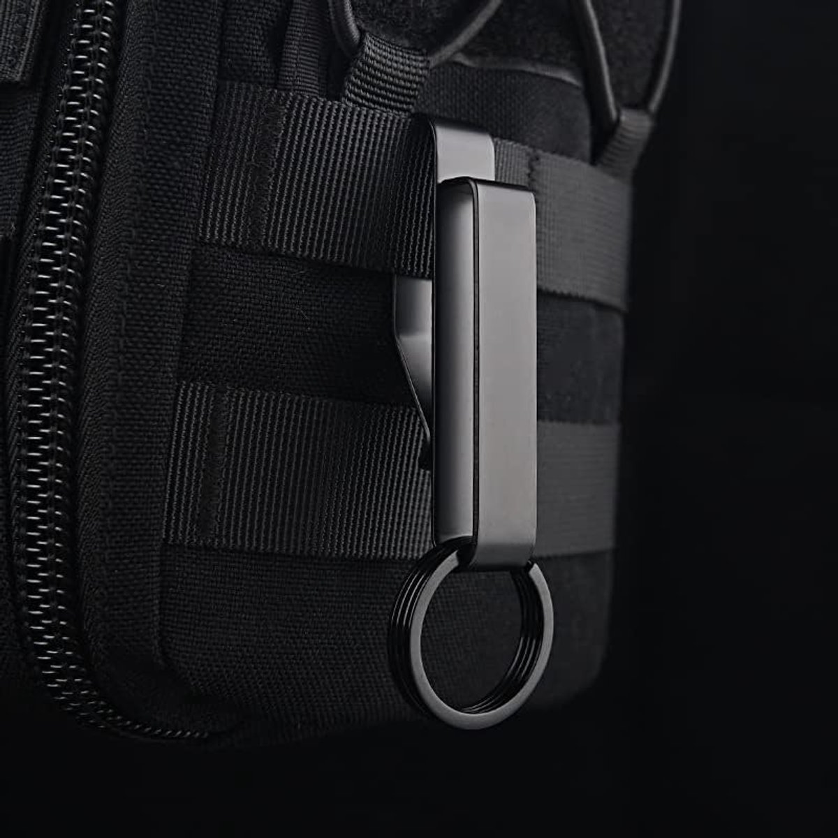 Keychain - 2 Pieces - Belt Keychain - Tactical Keychain - Duty Belt Keychain - Key Clip - Key Ring - Belt Clip - With Keyrings - Stealth Belt Loop Keychain โ image 5