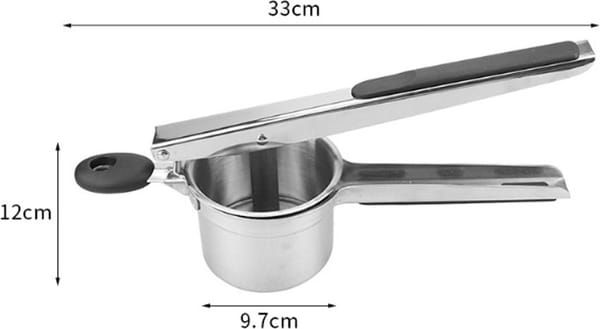 Stainless Steel Potato Ricer, Potato Masher with 3 Interchangeable Discs, Hanging‑Design Food Press, Dishwasher‑Safe for Creamy Mashed Potatoes & Vegetables — image 5