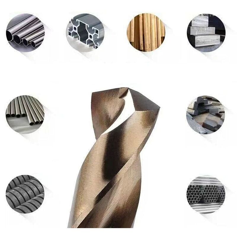 10 pcs M35 Hss Cobalt Drill Bit Set, Steel Twist Drill Bit, Drill Diameter 0.8Mm โ image 4