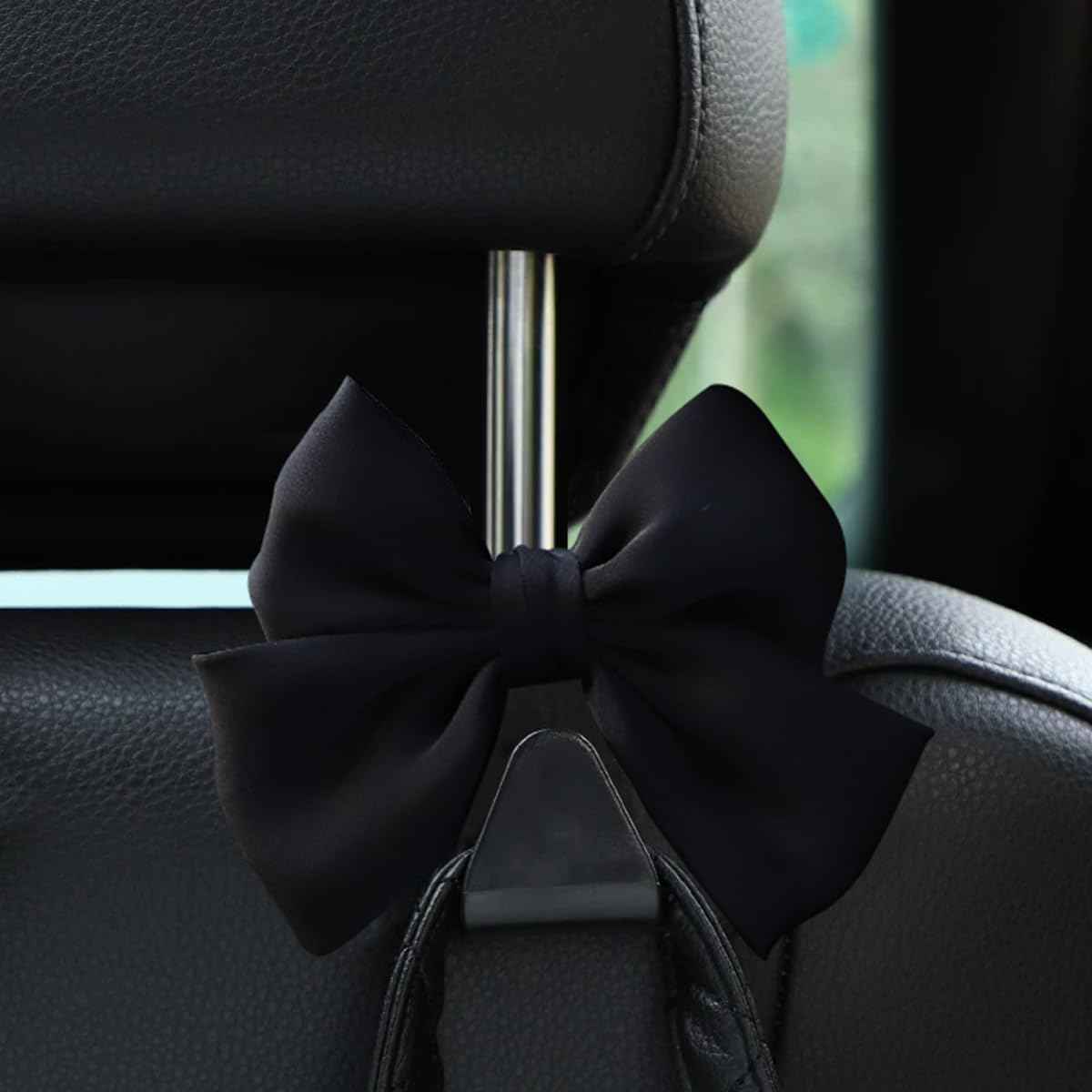 2PCS Car Seat Headrest Hooks, Cute Bow Vehicle Hooks for Purses and Bags, Automotive Purse Hook Hanger Interior Decoration Accessories, Universal for SUV — image 5