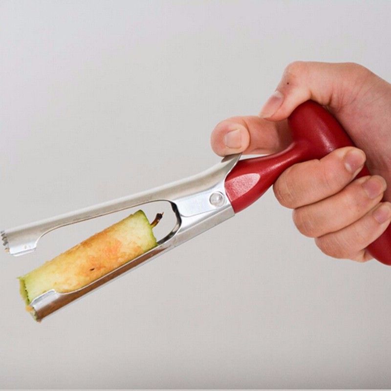 apple Corer, Stainless Steel Kitchen Gadget Tool Fruit Seeder Core Remover Fruit Vegetable Tools Apple Pear Corer Easy Twist โ image 4
