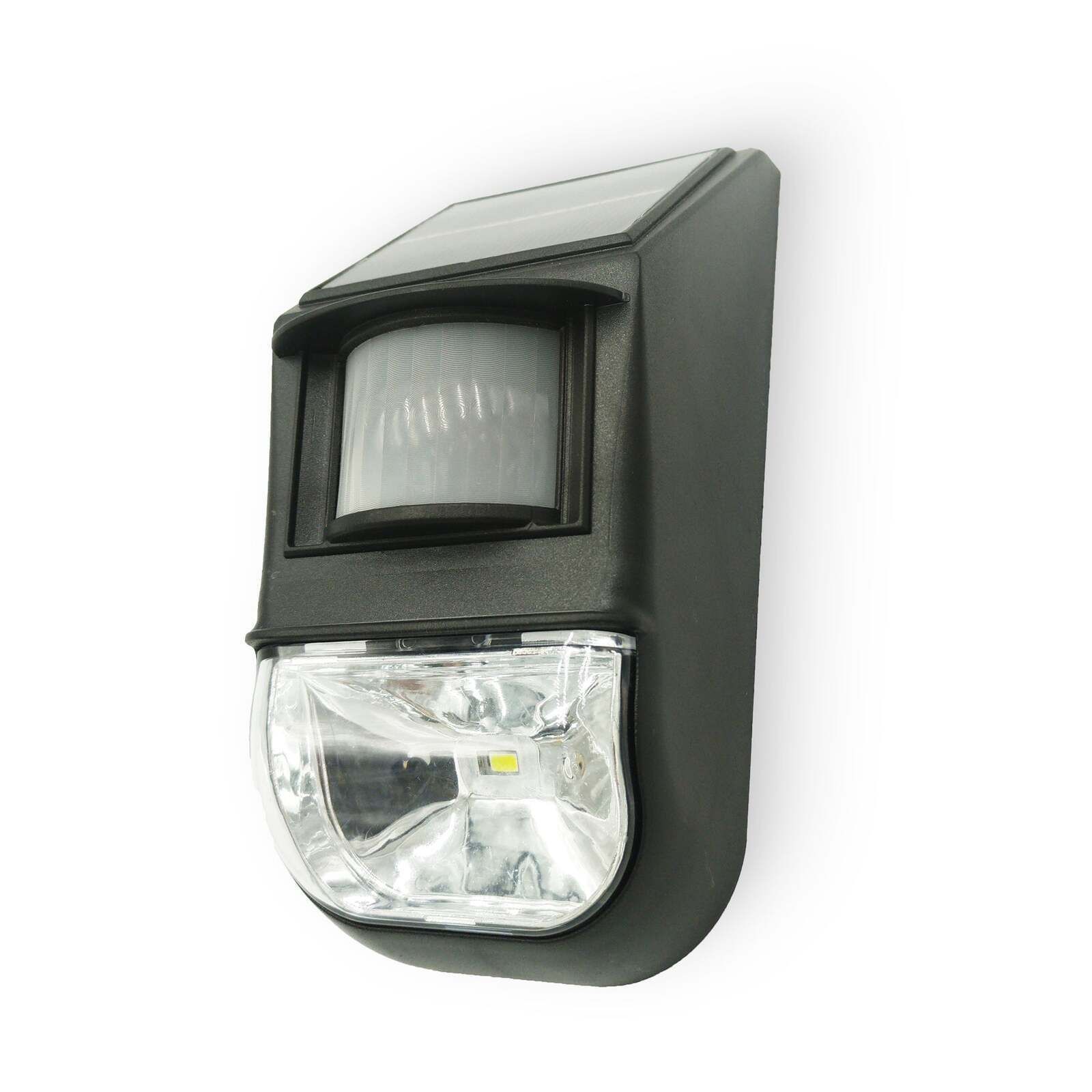 Solar Motion Sensor Wall Light, Rechargeable Outdoor Security Lamp, 1 Piece