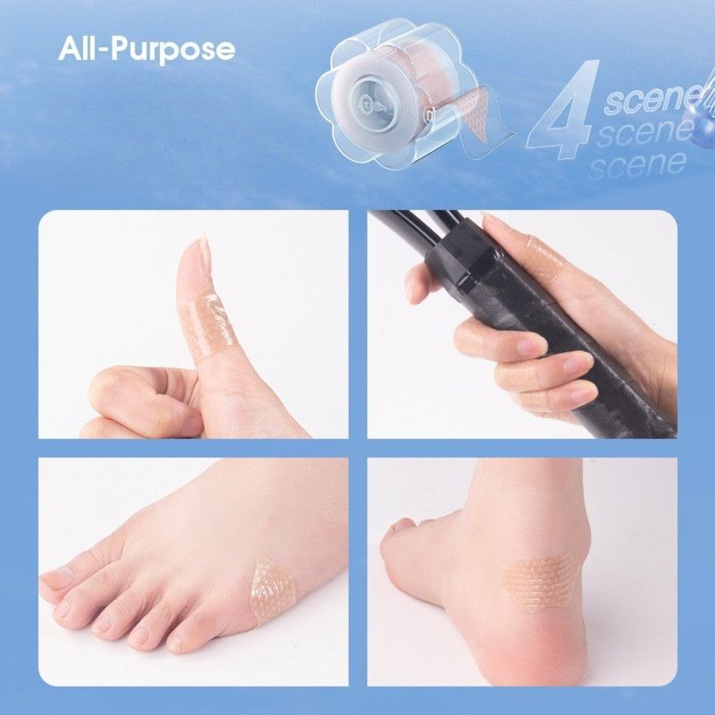 Silicone Gel Invisible Anti-Blister Stickers, Heel Anti-Wear Pads, Multi-Purpose Foot Anti-Friction Tape—Rectangular — image 3
