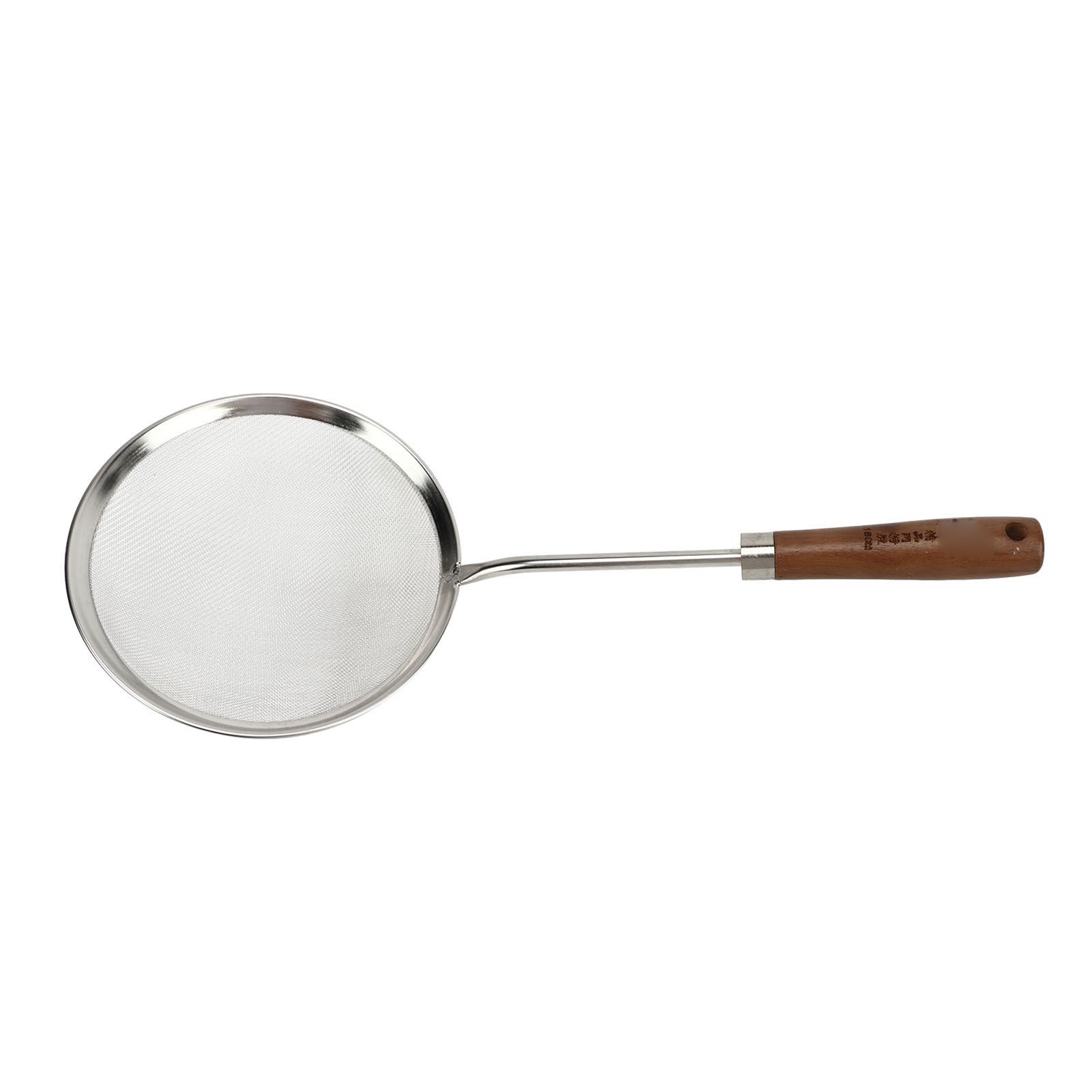 Oil Colander Efficiency Filtration Easy To Use Fine Mesh Food Strainer Spoon for Grease Gravy Foam L — image 2