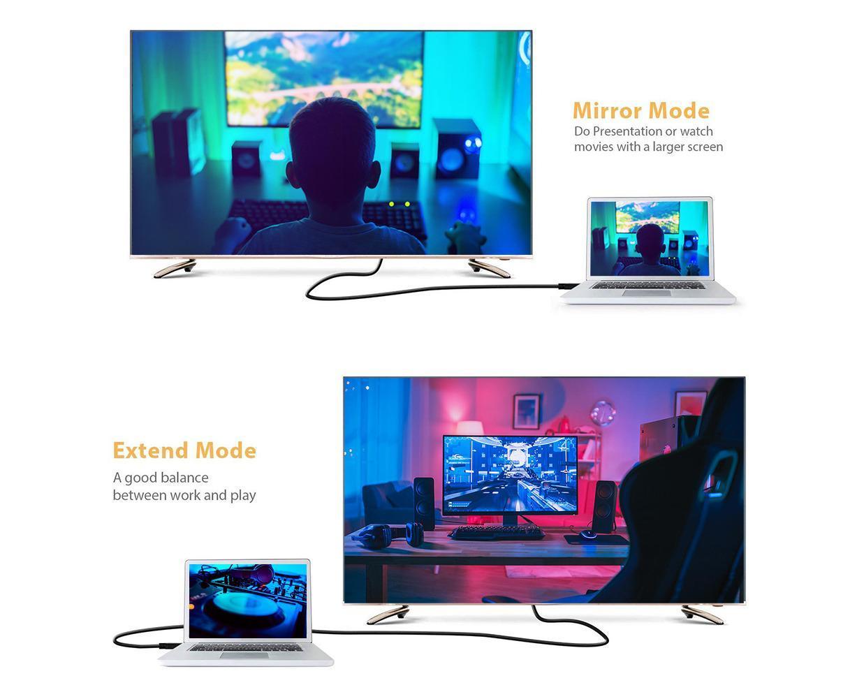 Portable HDMI-compatible to VGA High Clarity Converter Cable Cord for Computer Projector — image 6
