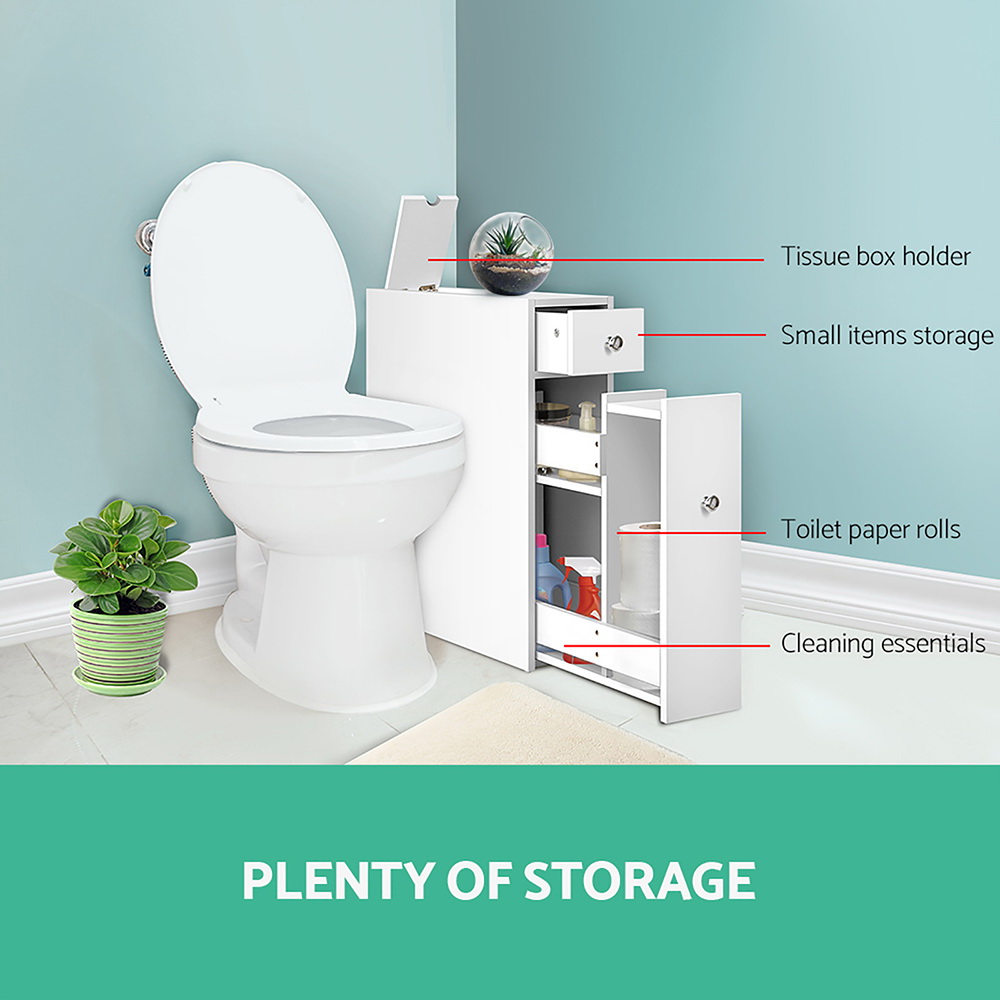 Artiss Bathroom Storage Cabinet Tissue Holder โ image 3