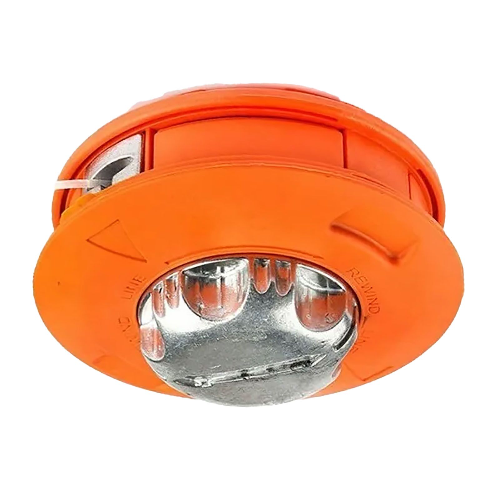 Lawn Mower Trimmer Head Dismantle Free Plastic Aluminum Trimming Head for Garden Mowing Machine Orange — image 4