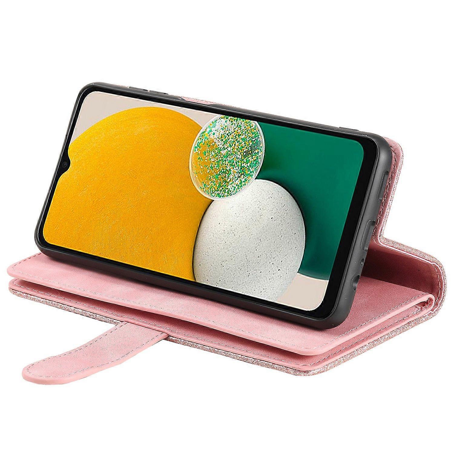 Compatible with Samsung Galaxy S25 Case PU Leather Phone Case with Zipper Wallet 9 Card Slots_yux — image 4