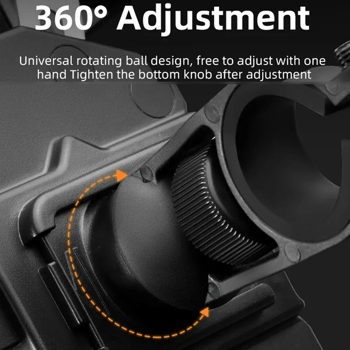360° Rotation Mobile Phone Holder Handlebar Mount For Motorcycle Bicycle Bike — image 5