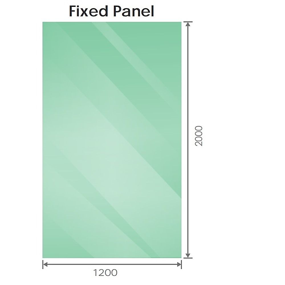 120x120cm Corner Frameless Shower Screen with Gunmetal Wall Channel and Floor F-Bracket and Brass Hinges, Square Double Pull Handle โ image 6