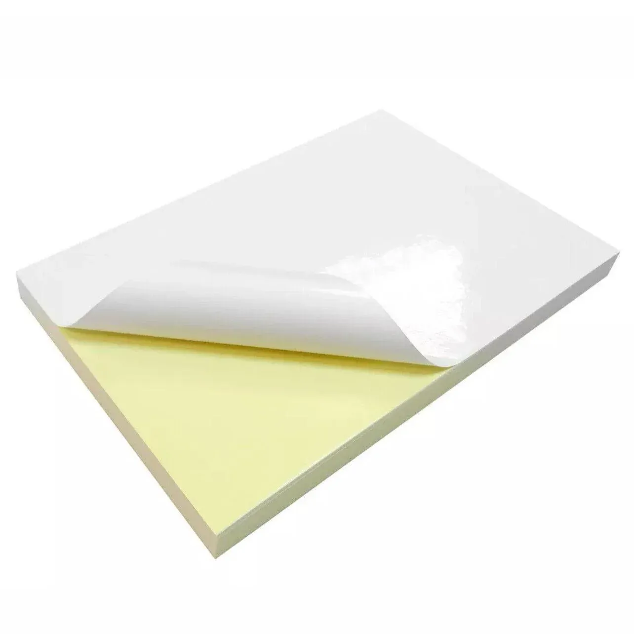 A4 Self Adhesive Sticker Paper Sheet Label Laser Inkjet Print Mailing Address - Brown Kraft*100 PCS — image 3