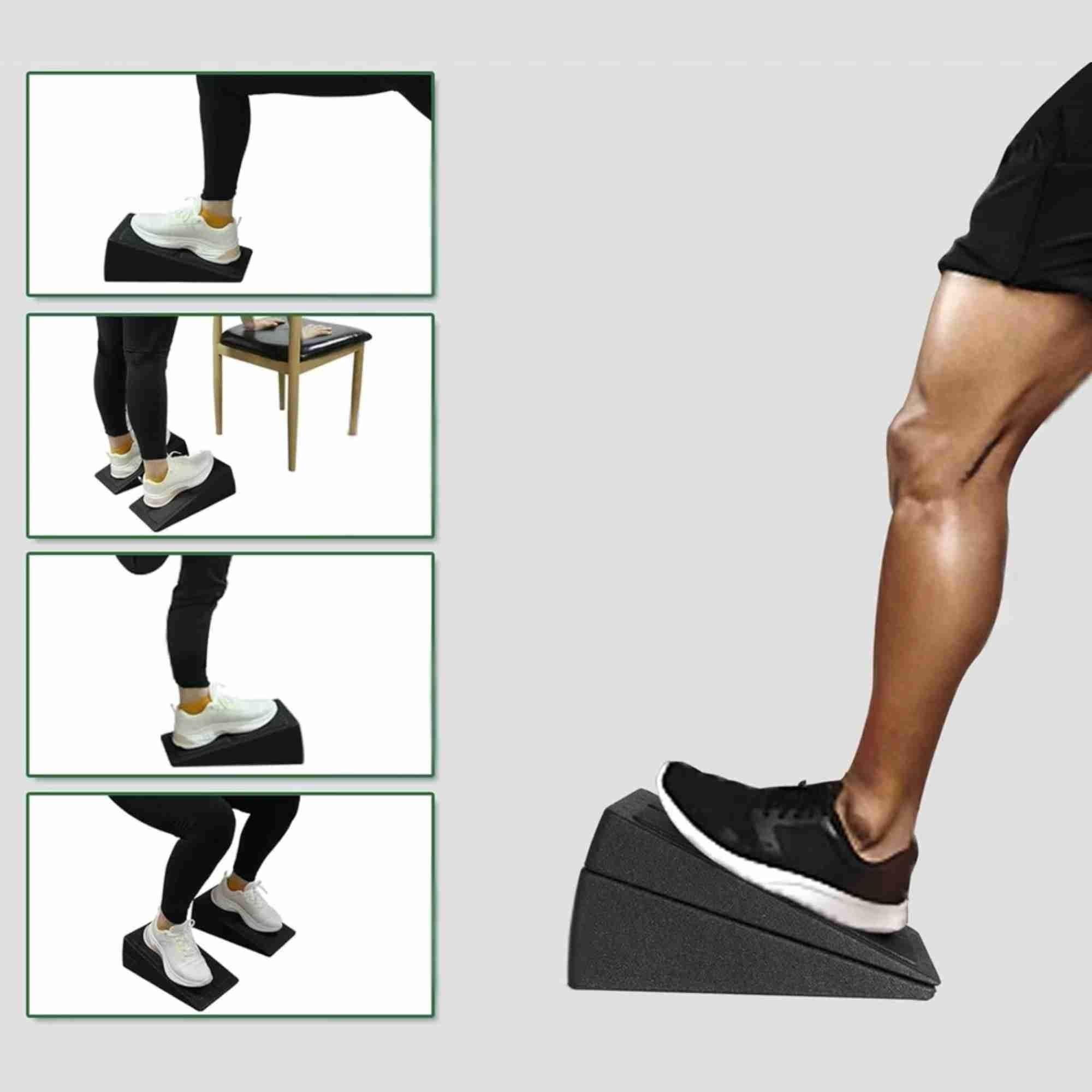 3pcs Slant Board Squat Wedge Set Calf Stretcher Yoga Block Exercise Gym Fitness โ image 5