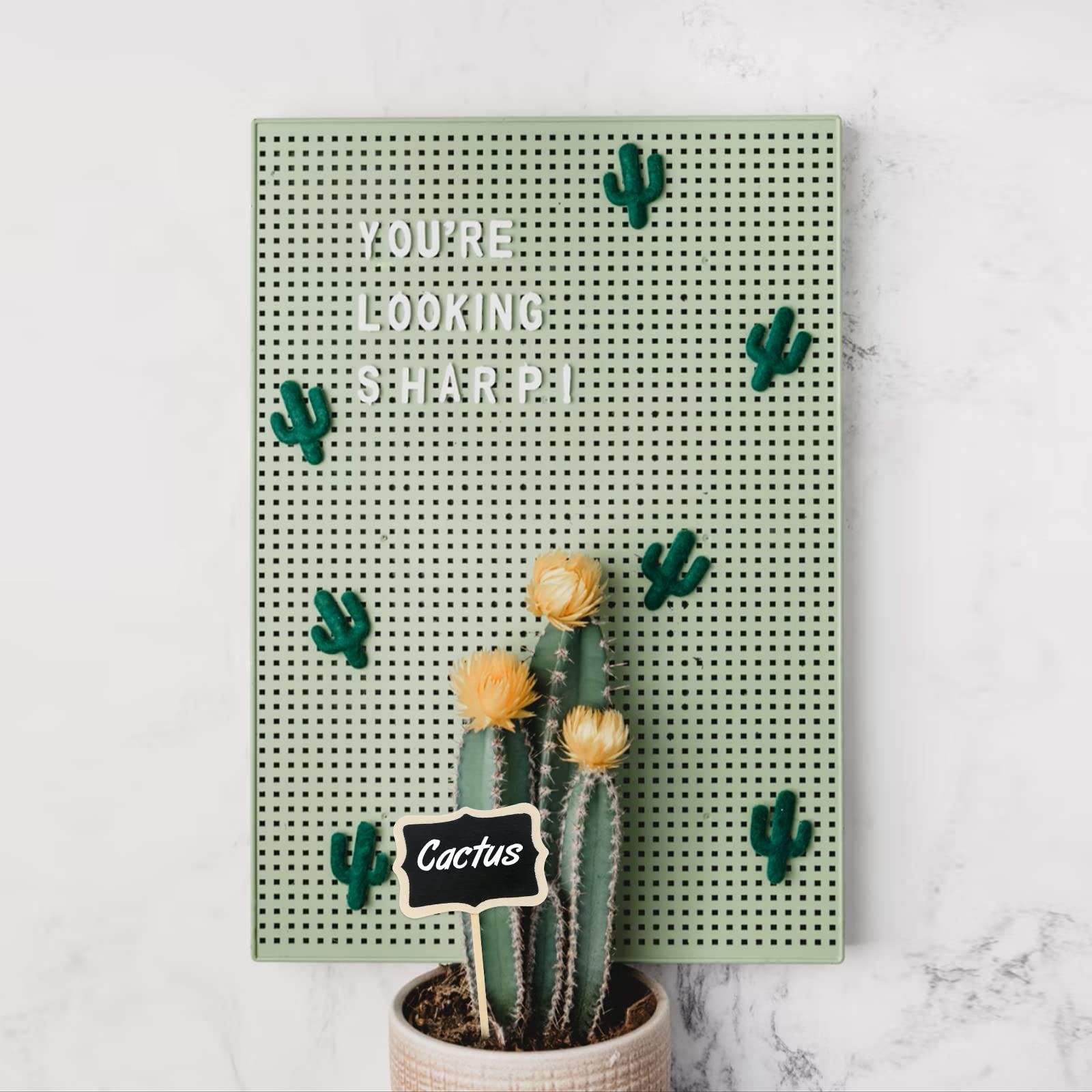20 Pcs Wood Chalkboard Plant Tag, Wooden Stakes Plant Labels Horticultural decorative wooden message board โ image 3