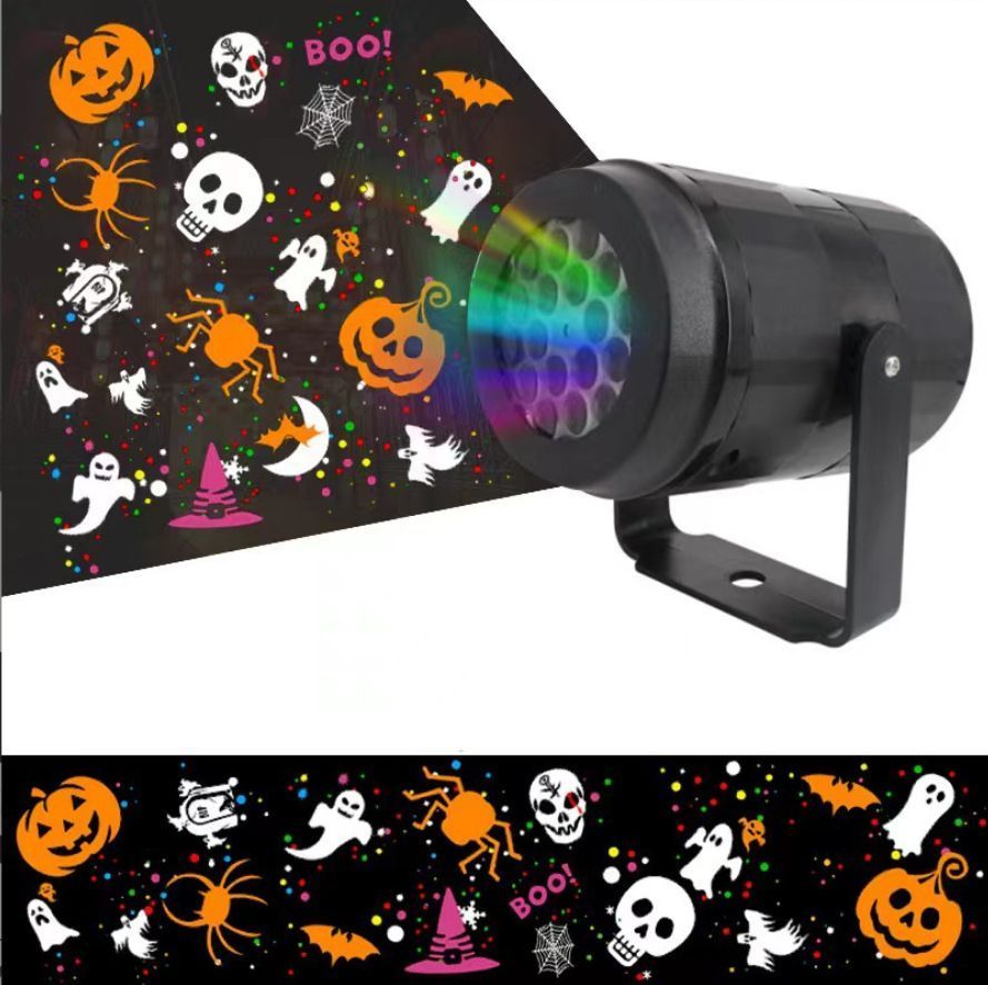 Holiday Snow Projection Lamp, Compact Decorative Night Light For Themed Party Arrangement