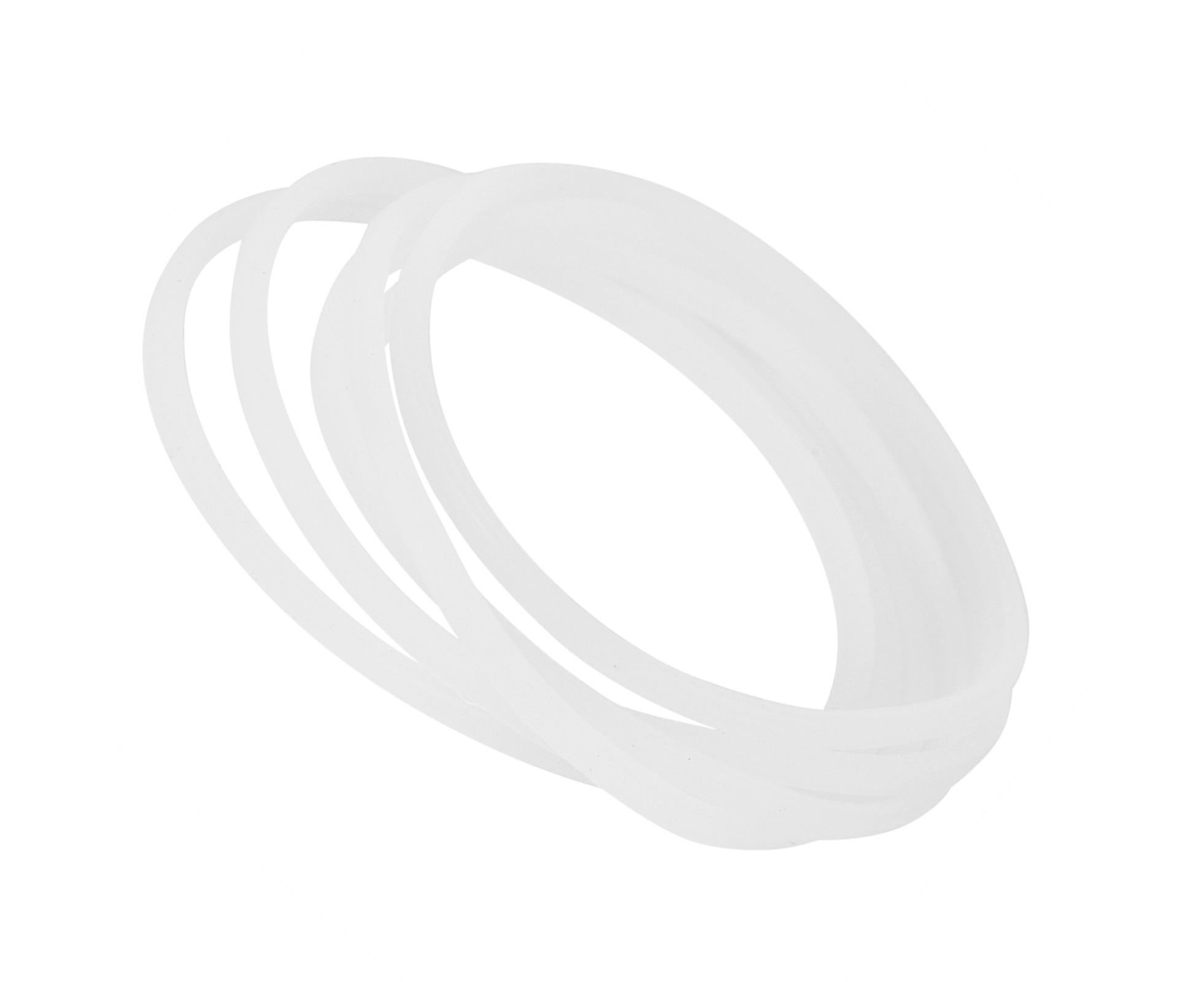 6Pcs Replacement Gaskets, Rubber Seal Ring for Magic Bullet Flat/Cross Blade — image 4