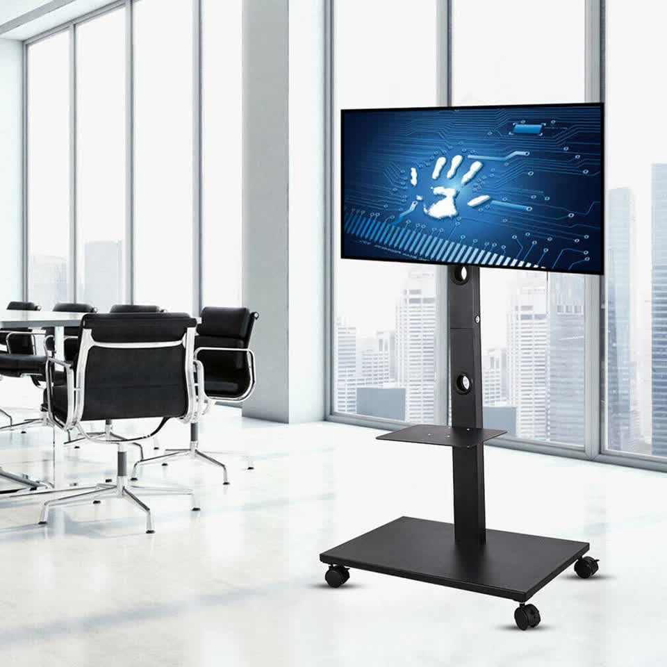 Home Theatre/ School Display Stand Mobile Tv Trolley Floor Stand Bracket 32-70" โ image 5