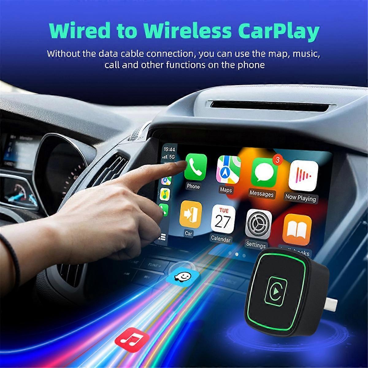 Wireless CarPlay Adapter for Cars with Wired CarPlay, Easy Plug & Play — image 2