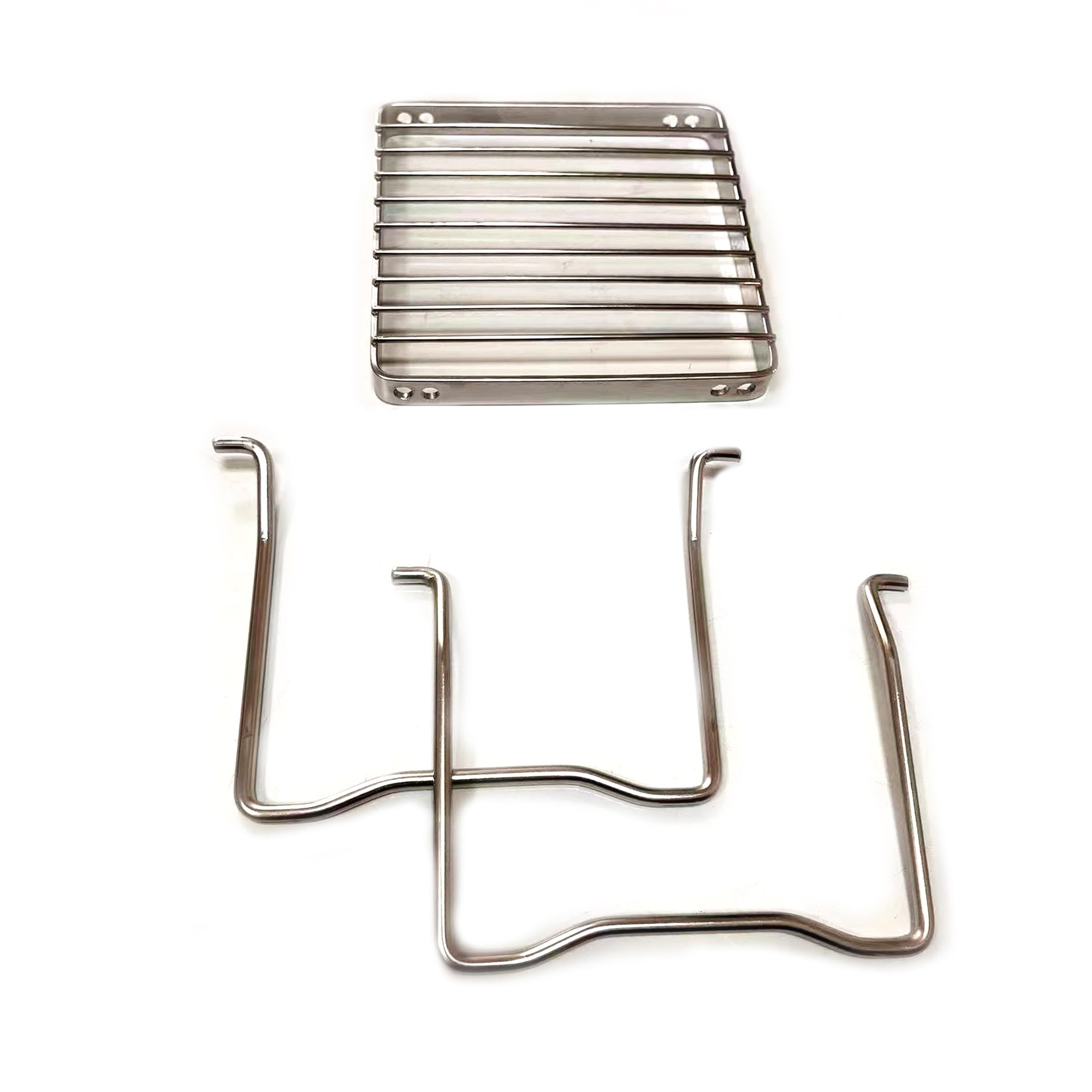 Foldable Legs-Stainless Steel Grill Grate for Gas Stove-Ultralight mini Campfire Stand-Portable Grill Grid for Backpacking/Camping — image 2