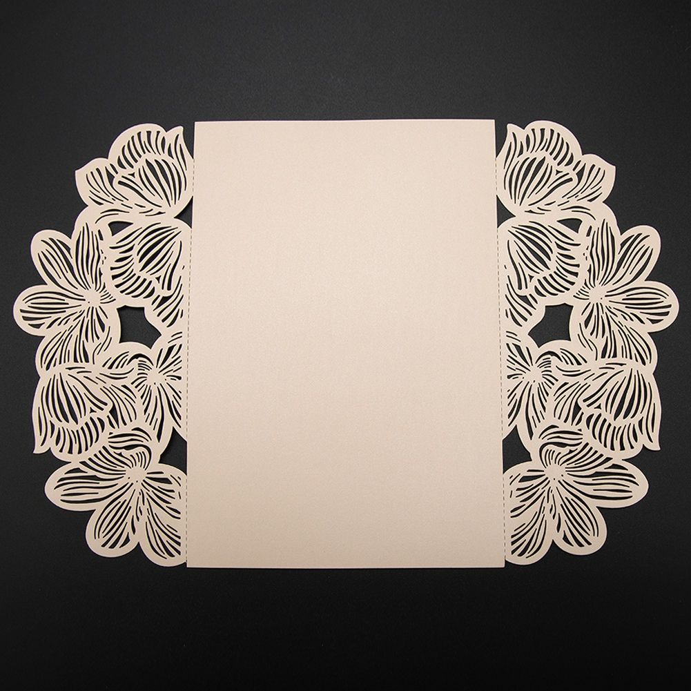 10Pcs European Style Wedding Invitations Cards Carving Birthday Party Invitations Envelopes #10 — image 6