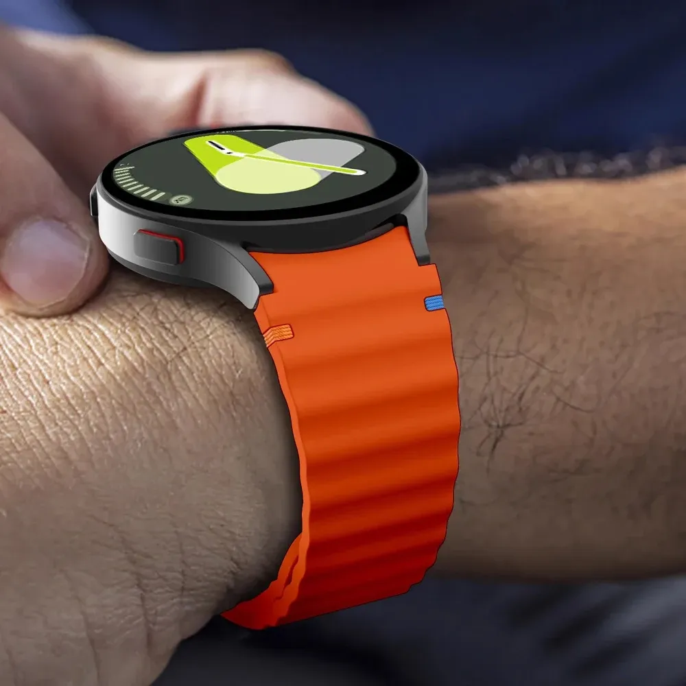 No Gap Sport Silicone Watch Band Compatible with Samsung Galaxy Watch 7 FE 5 Pro 6 4 Classic Space Gray SM7 NO, 40mm 44mm โ image 6