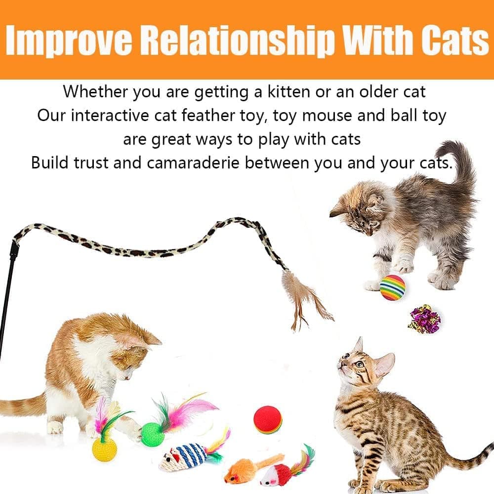 21 Piece Cat Toys for Kittens and Cats — image 4