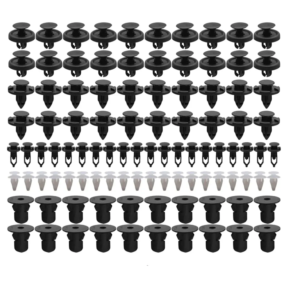 100pcs Car Trim Clip Set PP Push Rivets for Toyota Lexus Bumper Fender Repair โ image 2
