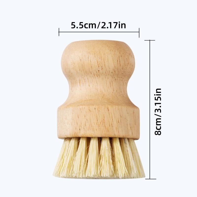 3pcs Dishwashing Brush Set Short Handle Pot Brush for Kitchen Cleaning Scrubbing โ image 3