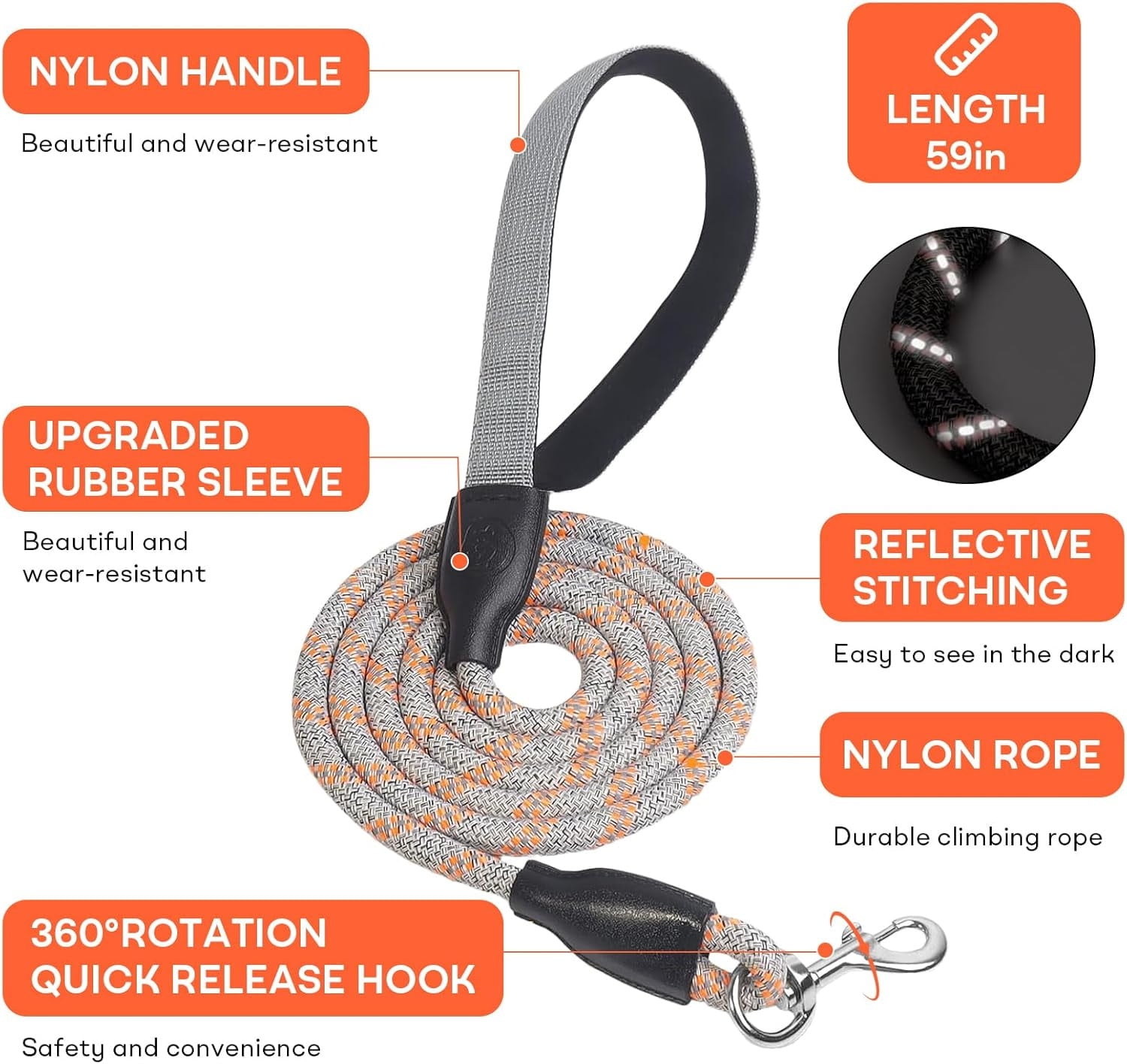 Dog Harness and Leash, No Pull Saddle Style Pet Harness, Breathable Mesh Adjustable Reflective Dog Vest, Dog Leash, for Dogs and Cat Medium Small Harness — image 6