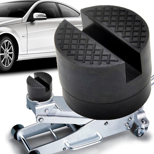 Sturdy Heavy Duty Rubber car jack protector, adapter for frame protection, black_OF, Top Quality, Easy to Use, Good Performance