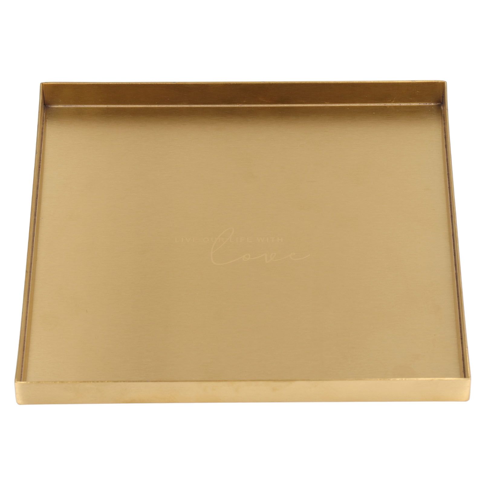 Gold Stainless Steel Tray Decorative Jewelry Dish Makeup Tray Organizer for Drink Breakfast Bars Restaurants โ image 6
