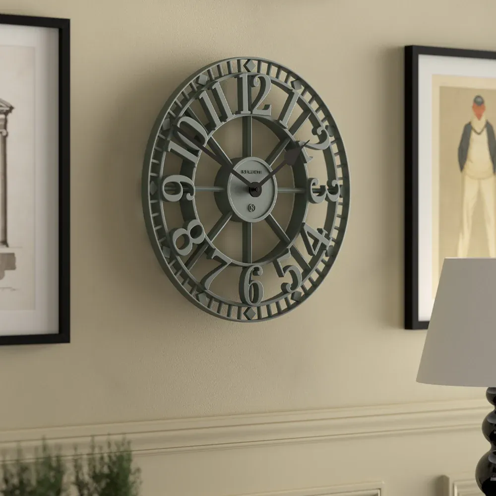 Newgate Warehouse Wall Clock-Asparagus Green — image 4