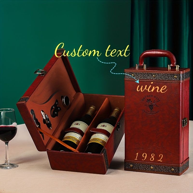 Red wine gift box