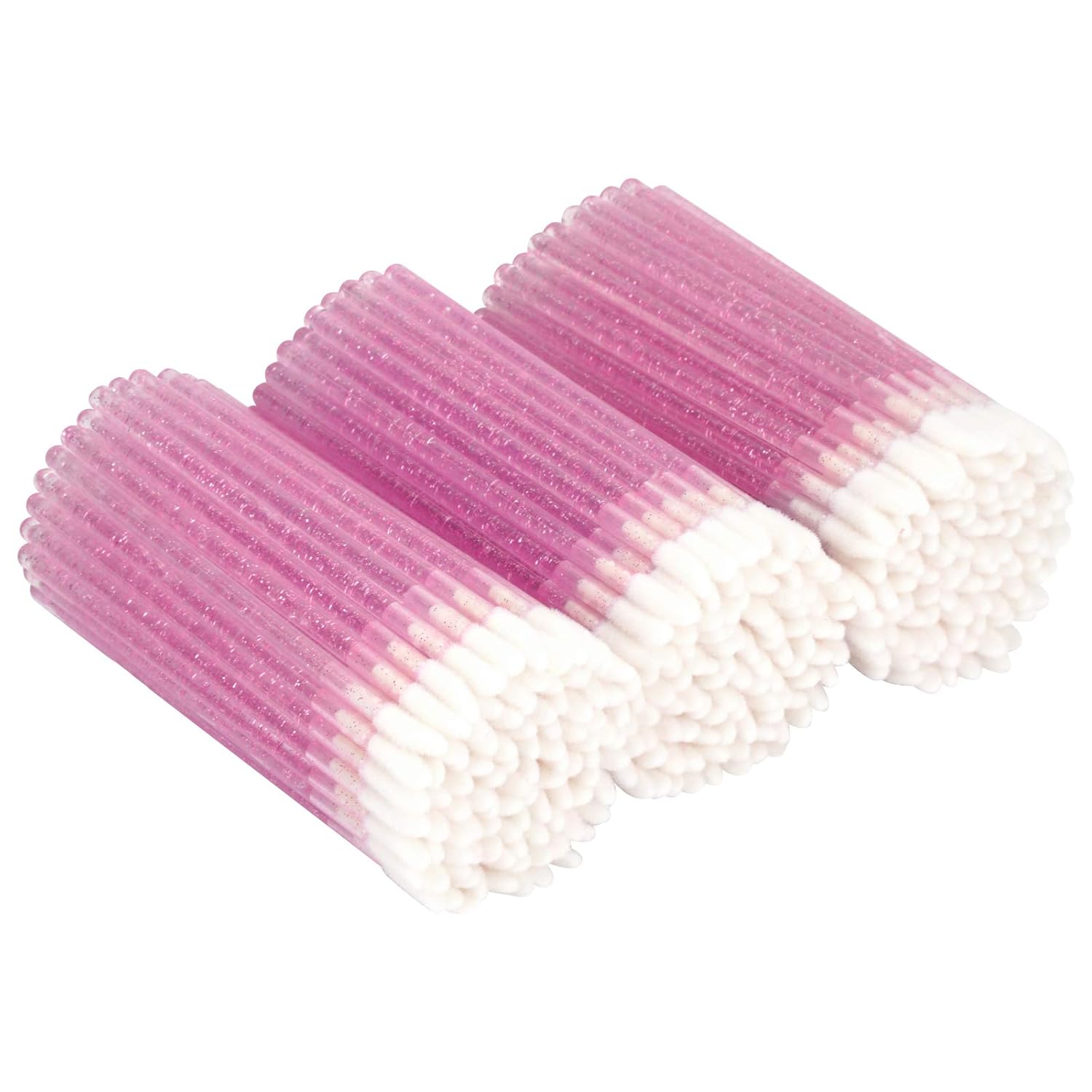 300 PCS Lip Brush, Disposable Makeup Applicators, Lip Gloss Brush Lipstick Applicator Wands, Multicolor Makeup Tool Kits Beauty Lipstick Cosmetic (Crystal