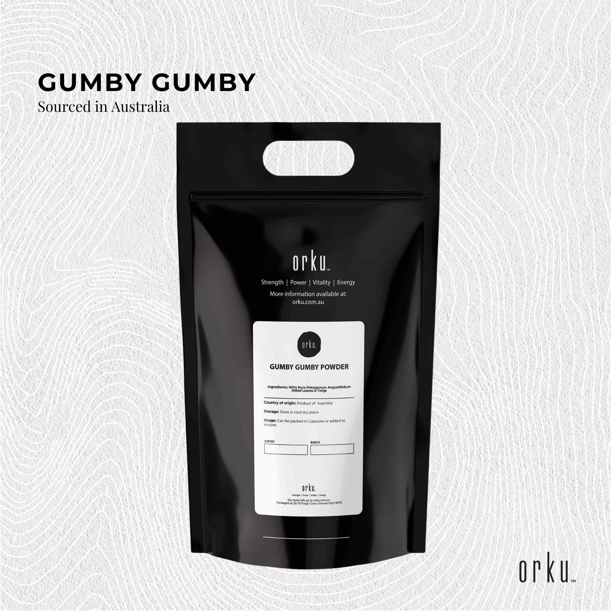 5Kg Gumby Pure Powder - Gumbi Aboriginal Plant Pittosporum Angustifolum — image 3