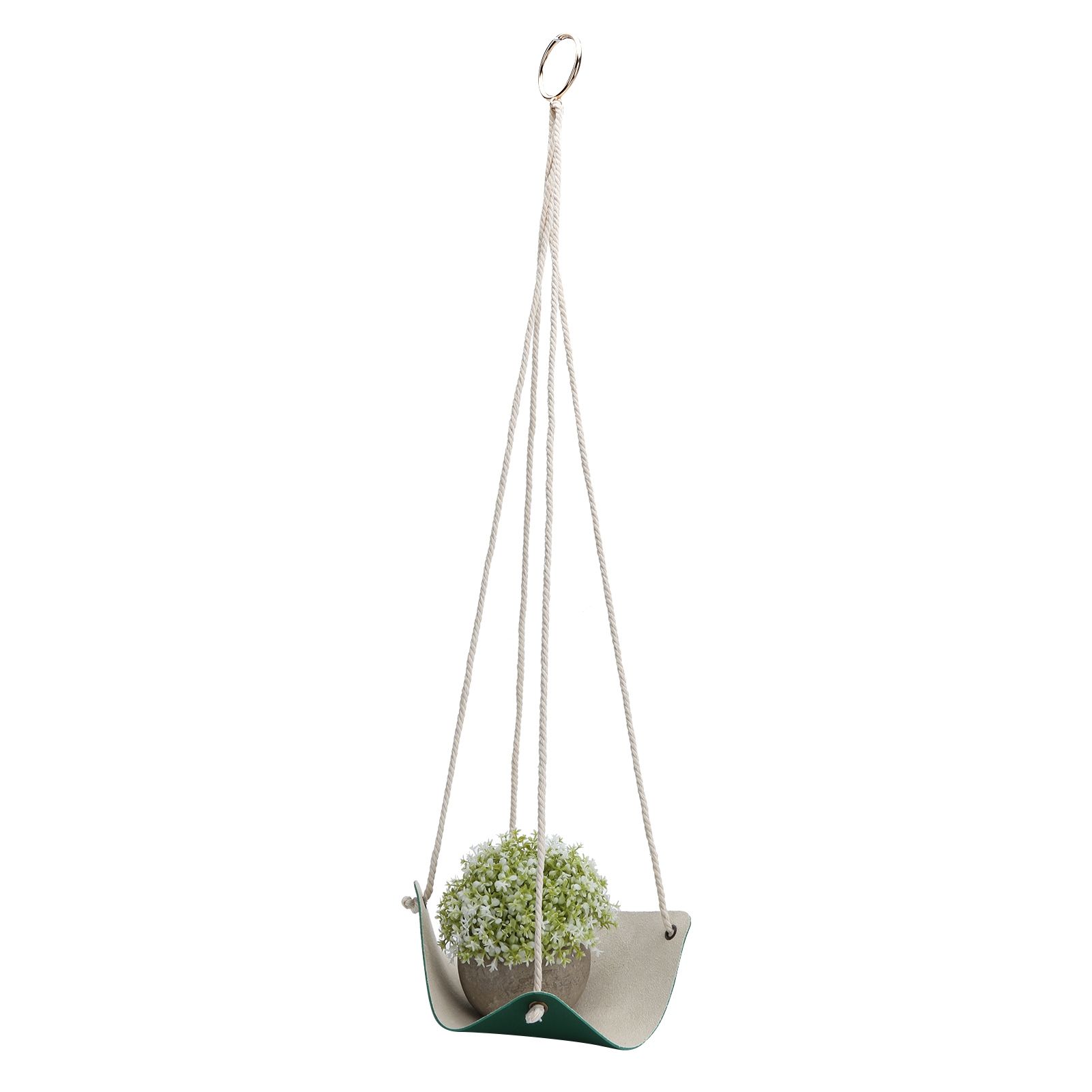Plant Hanger Indoor Wall Hanging Flower Pot Holder Garden Courtyard Wall DecorationGreen 20cm — image 4