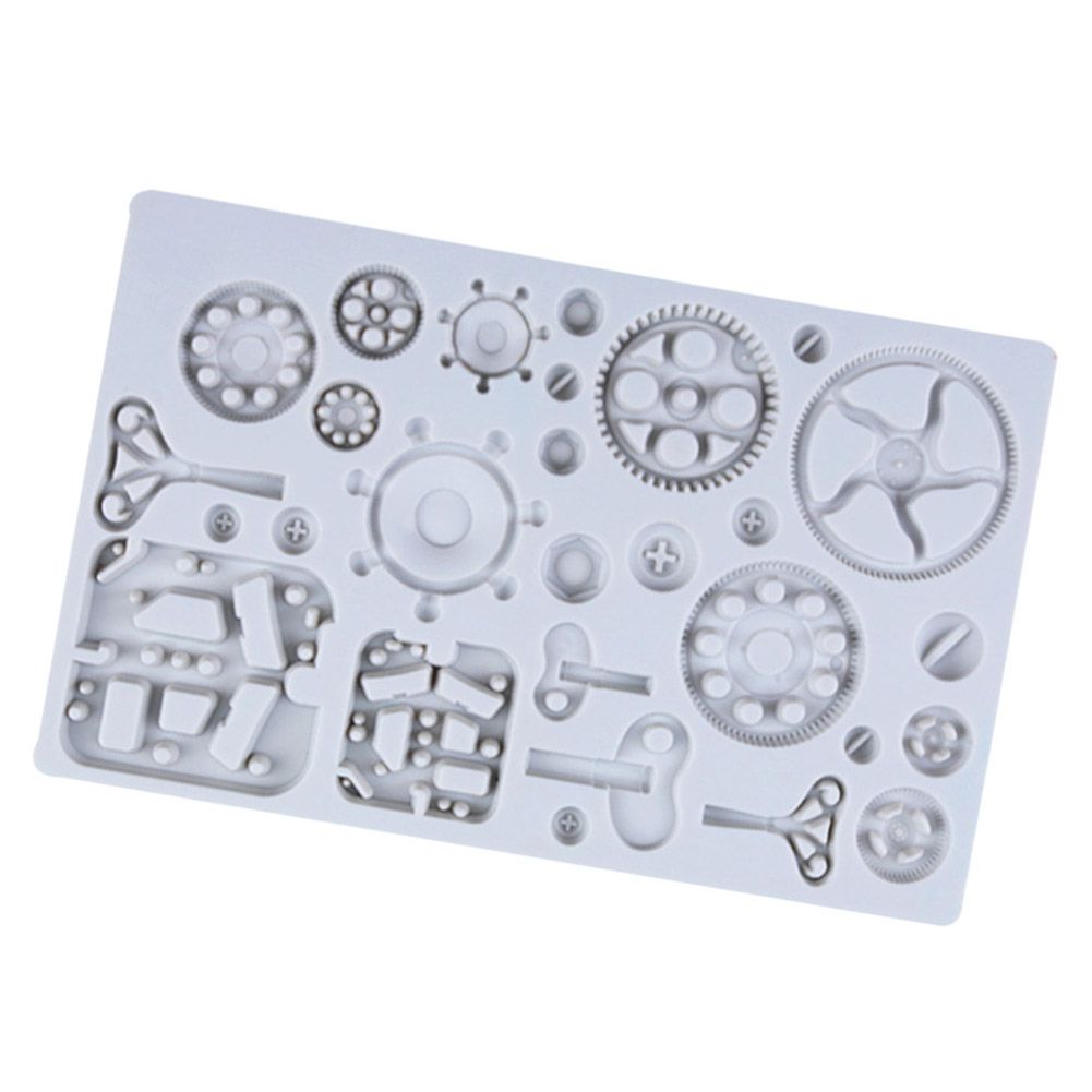 Vintage Gears Mold Steam Punk Chocolate Mould Silicone Cake Decorating Mold โ image 4