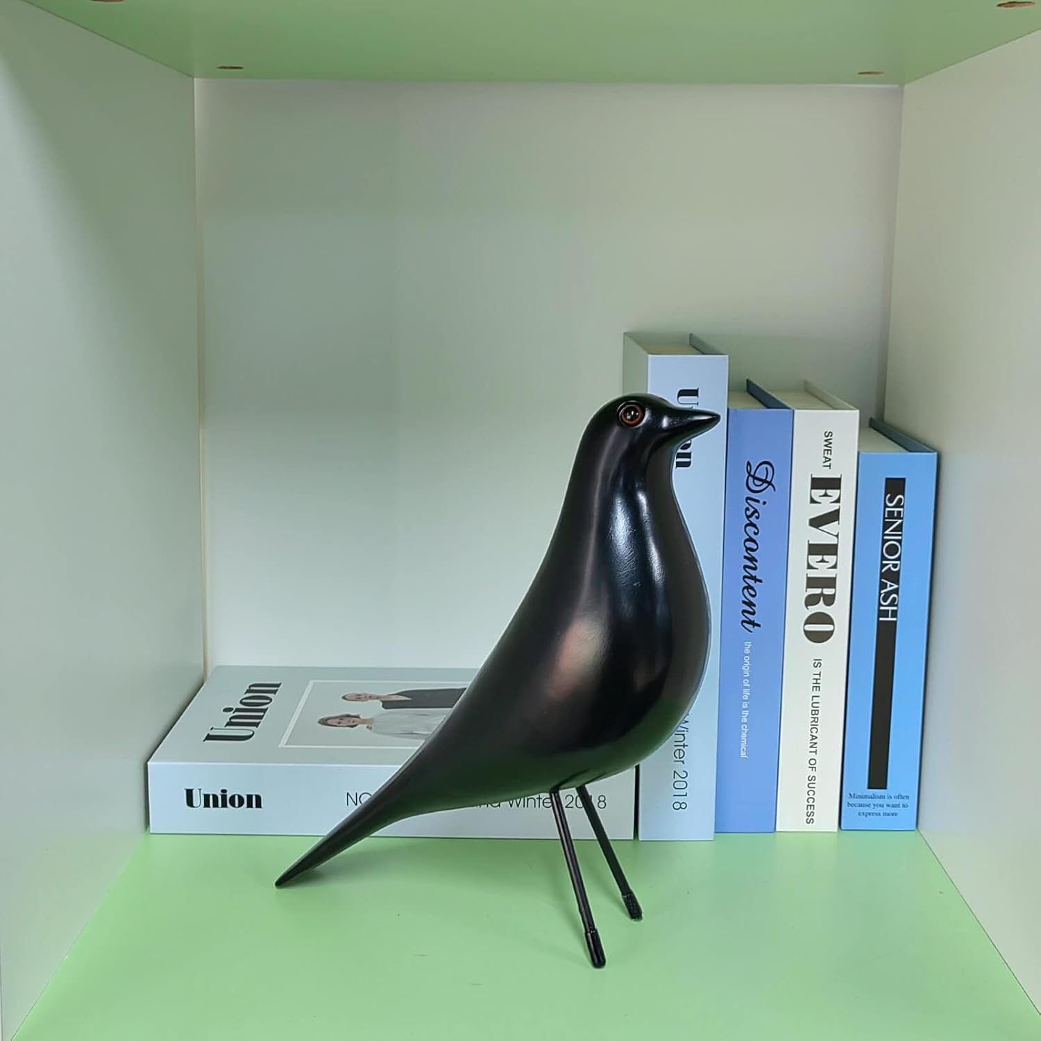Mid Century Decor House Bird - Mid Century Desk Modern Decor,Sculpture Replica,Pigeon for Desk,Mid Century Sculpture(Black) — image 5