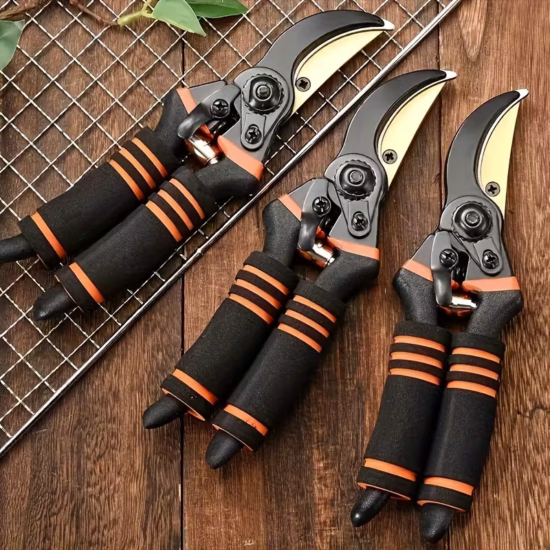 8.5-inch professional titanium alloy bypass pruning shears (T13) - Ultra-sharp advanced gardening shears, handheld garden hedge pruning shears - heavy-duty โ image 5