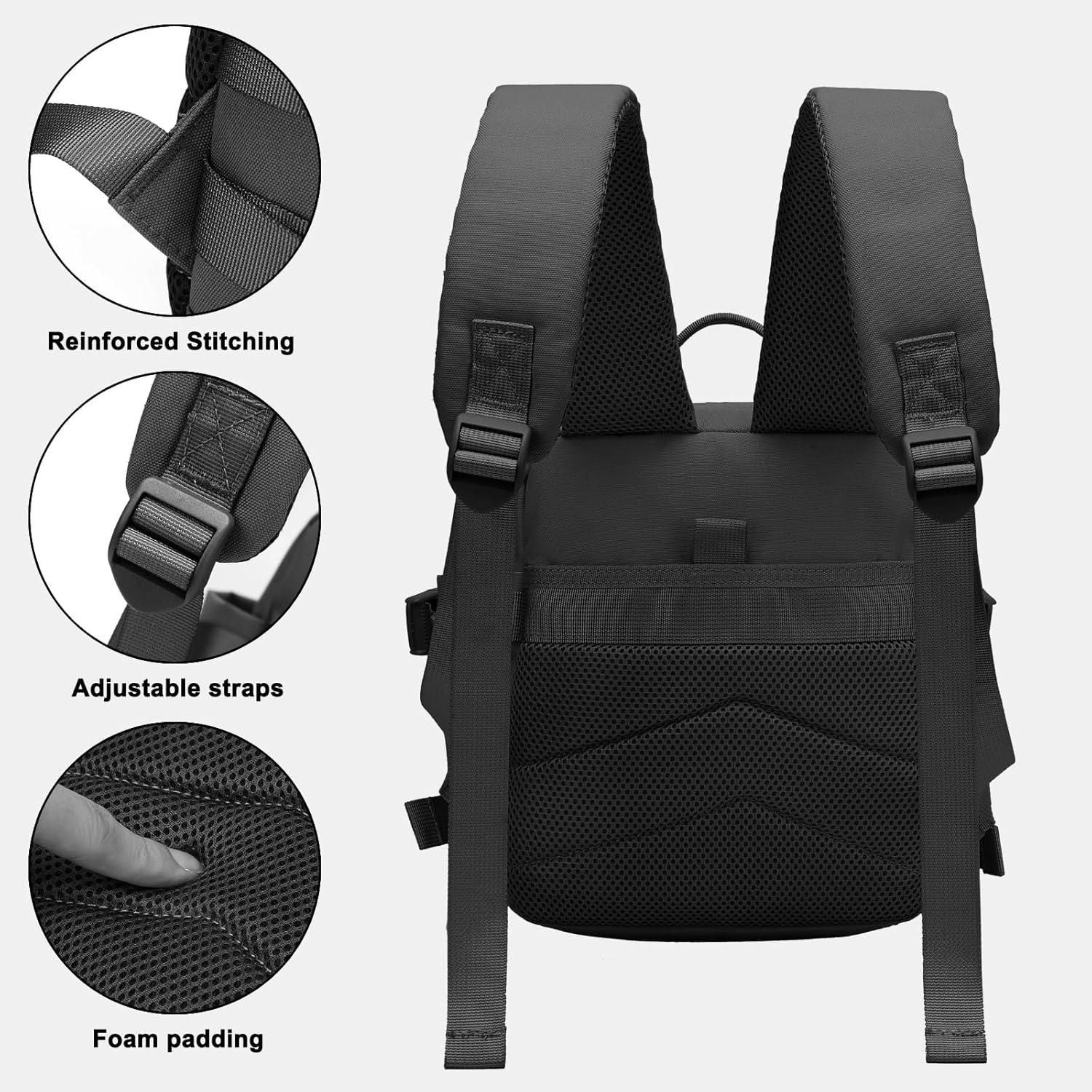 9L Multifunctional Mini Backpack For Men And Women Hiking Travel Sports Running (Black) β image 4
