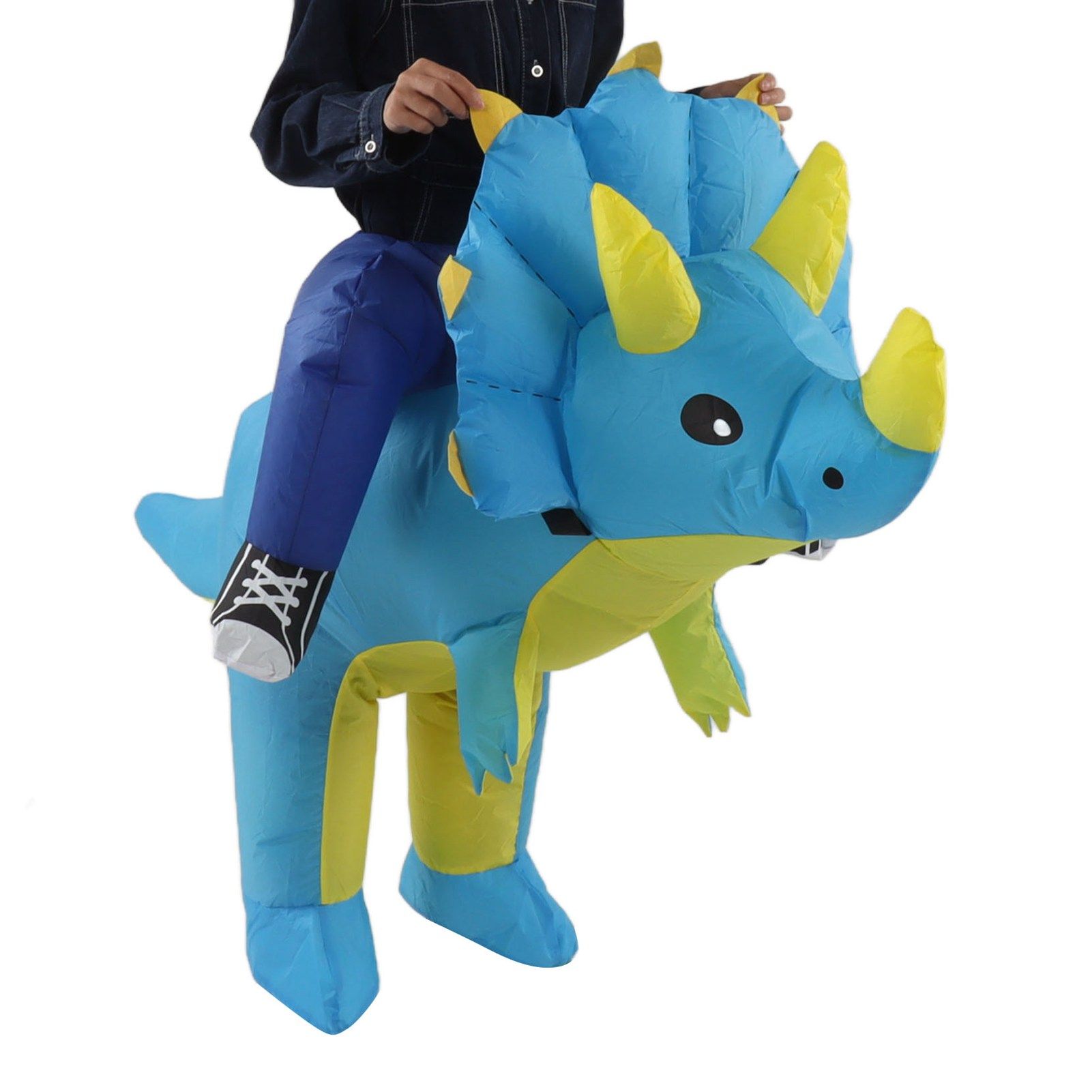 Inflatable Dinosaur Costume Halloween Cosplay Costume Party Riding Triangle Dinosaur Inflatable Doll Suit Adults 160โ190cm โ image 6