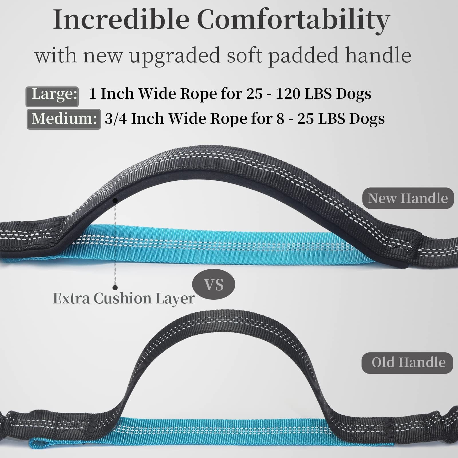 Hands-Free Dog Leash Set with Waist Belt and Storage Pouch, Shock-Absorbing Bungee Leash for Jogging, Walking, and Outdoor Adventures, Reflective Safety Design — image 6