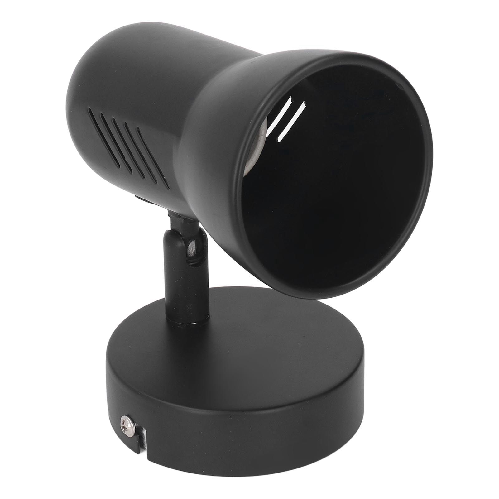 Wall Light Bulb Holder E26 Rotatable Matte Black Easy Installation Wall Mounted Bulb Socket for Bedroom Office 85โ265V โ image 6