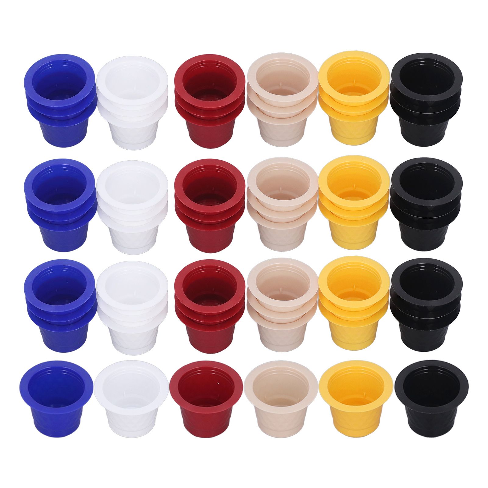 60pcs Refillable Disposable Coffee Capsule Cup Bottom Sealing Aluminum Film Plastic Coffee Filters for Home โ image 4